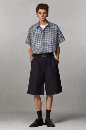 ザ・リラクス/THE RERACSの【予約販売】【MEN】ワイドショートタックパンツ(110600/110603)