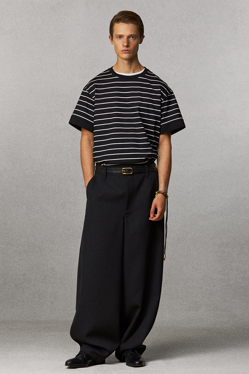 THE RERACS(ザ・リラクス)｜【UNISEX】オーバーサイズボーダーTシャツ