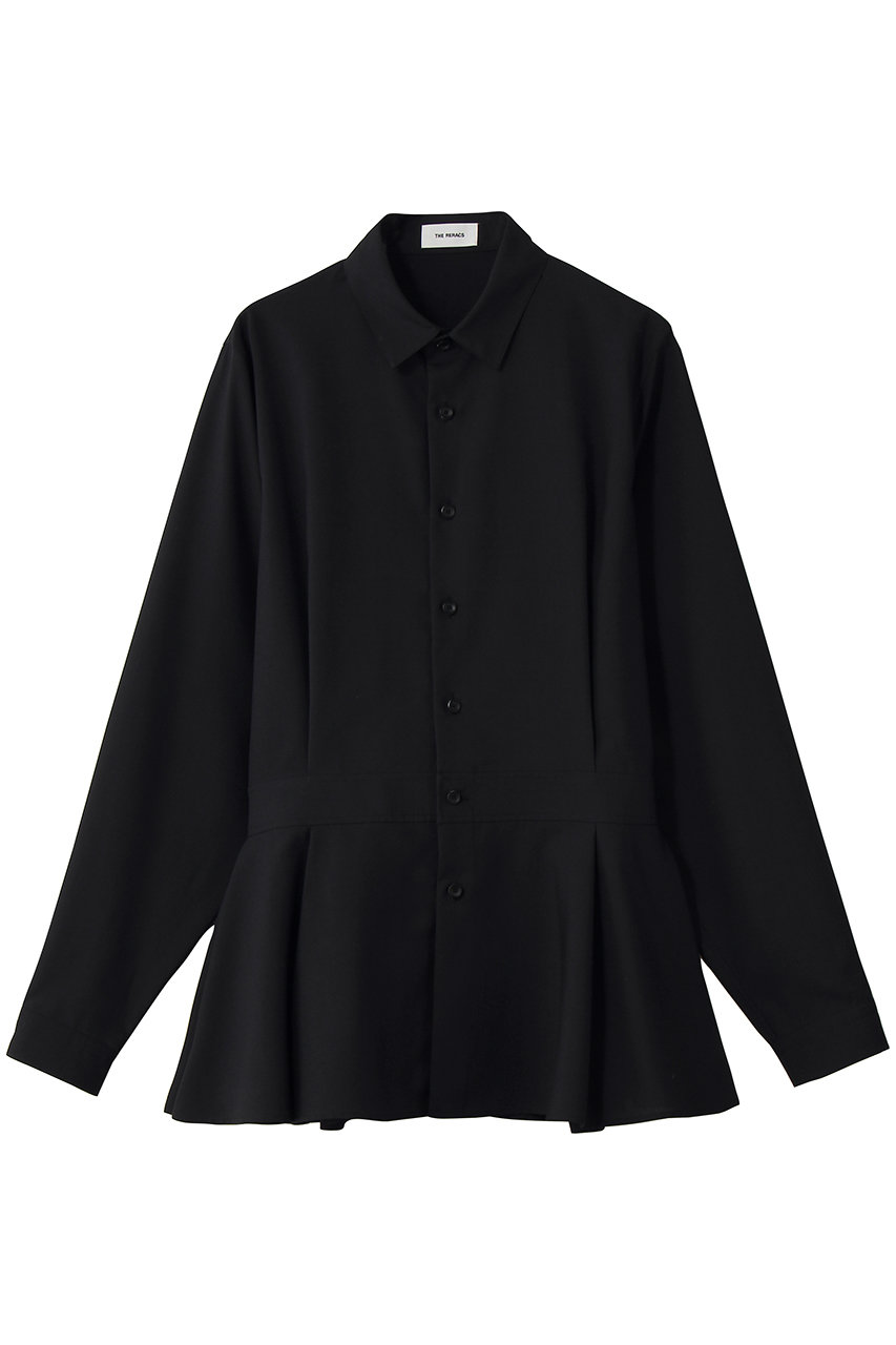 ザ・リラクス/THE RERACSの【予約販売】レギュラーカラーペプラムシャツ(ダークネイビー/26FW-REBL-519L-J)