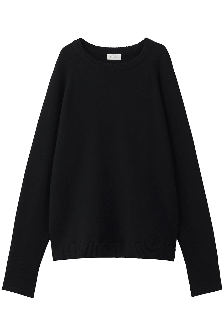 ザ・リラクス/THE RERACSの【予約販売】ラグランクルーネックニットプルオーバー(ブラック/26FW-REKN-409L-J)