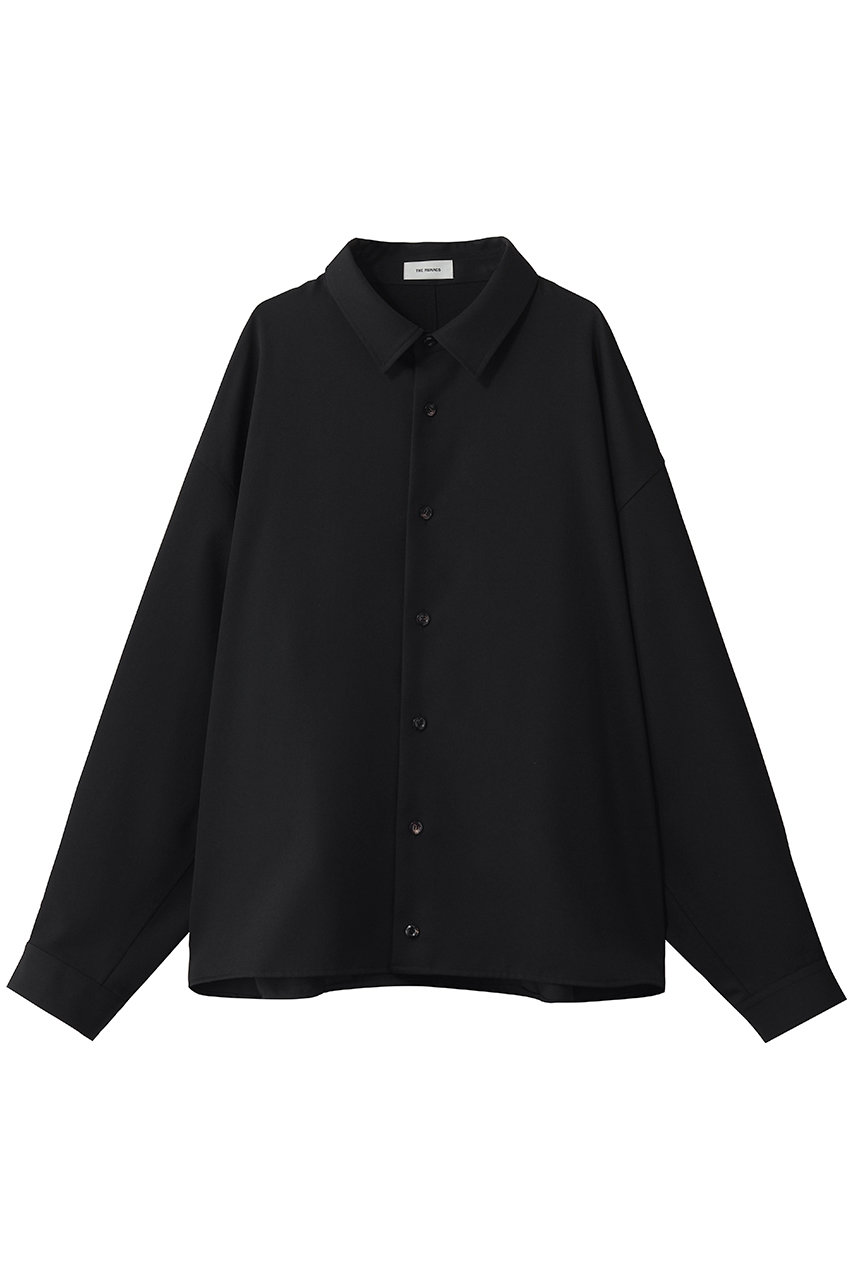 ザ・リラクス/THE RERACSの【予約販売】【MEN】バルーンカーディガンシャツ(ブラック/26FW-REBL-528-2-J)