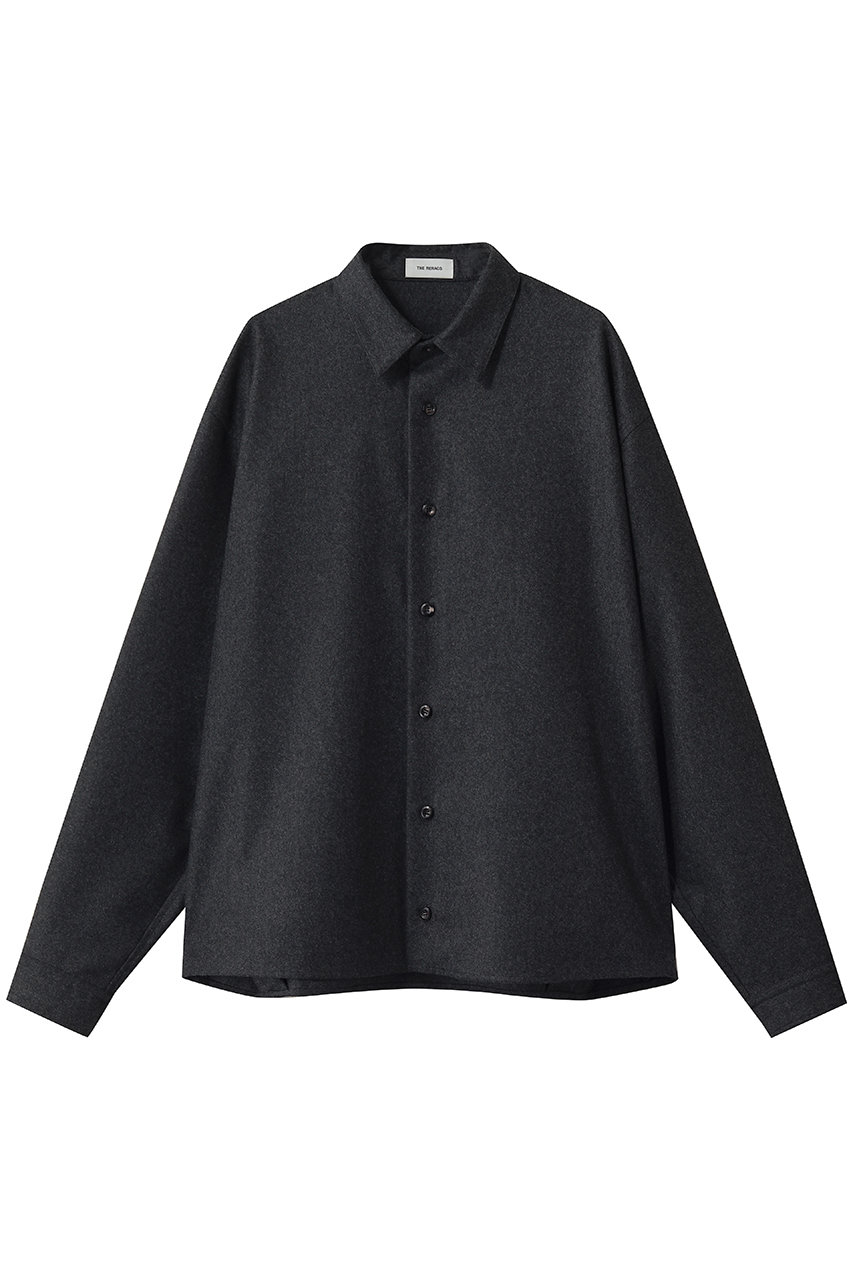ザ・リラクス/THE RERACSの【予約販売】【MEN】レギュラーカラーフランネルシャツ(チャコールグレー/26FW-REBL-529-2-J)