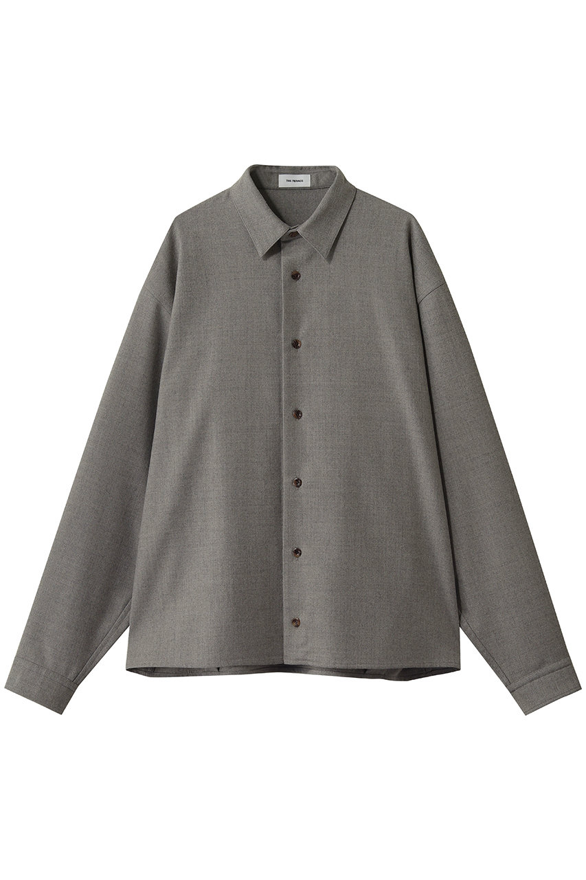ザ・リラクス/THE RERACSの【予約販売】【MEN】レギュラーカラーフランネルシャツ(グレージュ/26FW-REBL-529-2-J)
