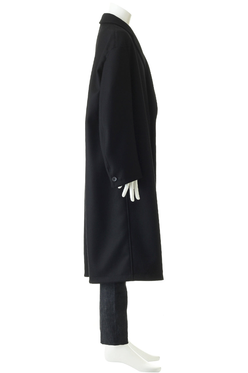 The Reracs ザ リラクス Men ウールルーズチェスターコート ブラック の通販 Elleshop エル ショップ