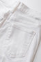 THE RAMBLER ZIP ANKLE ストレートホワイトデニム（FOT） マザー/MOTHER