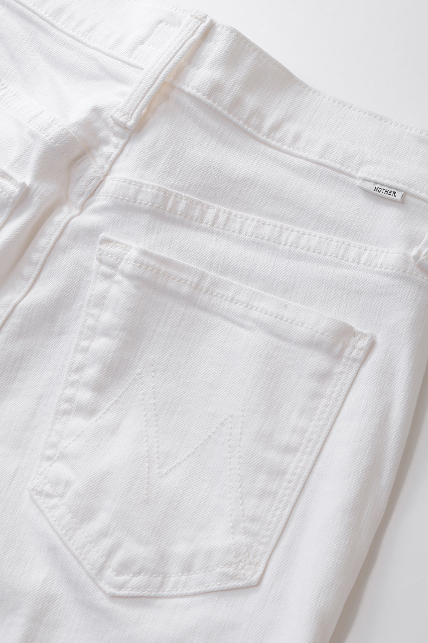 MOTHER(マザー)｜THE RAMBLER ZIP ANKLE ストレートホワイトデニム