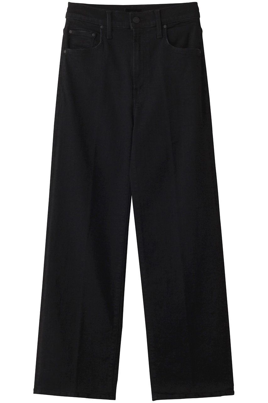 MOTHER 【日本別注】 THE RABMLER ZIP ANKLE ストレートデニム (NTG) (ブラック, 25) マザー ELLE SHOP MOTHER 【日本別注】 THE RABMLER ZIP ANKLE ストレートデニム (NTG) (ブラック, 25) マザー ELLE SHOP