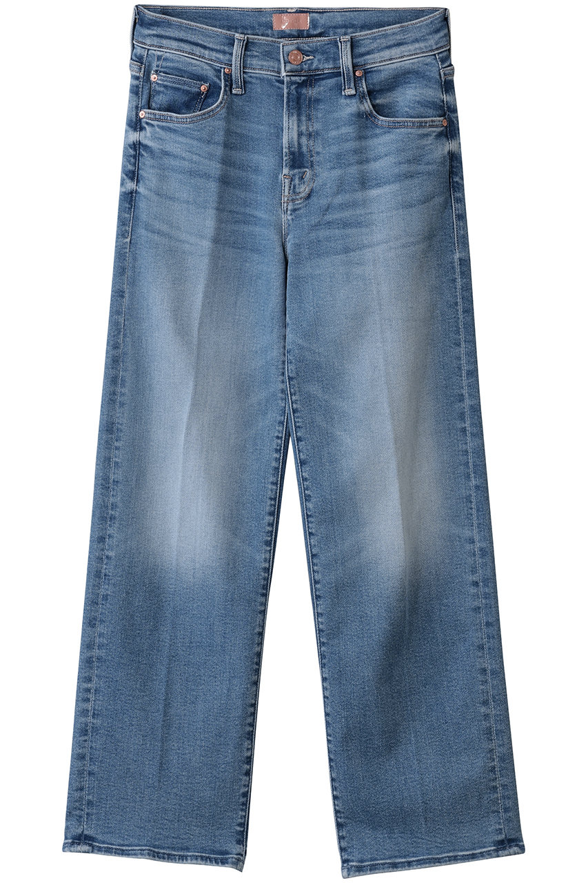 MOTHER THE MID RISE RAMBLER ZIP ANKLE ストレートデニム (OUT) (ブルー, 27) マザー ELLE SHOP MOTHER THE MID RISE RAMBLER ZIP ANKLE ストレートデニム (OUT) (ブルー, 27) マザー ELLE SHOP
