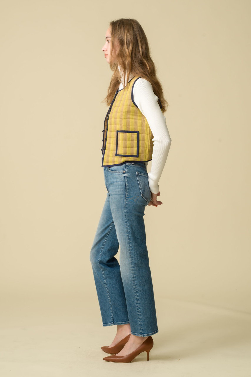 フェイスカラー mother MOTHER(マザー)｜【日本別注】 THE KICK IT ANKLE ストレートデニム