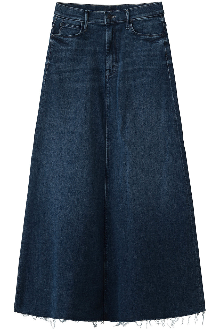 マザー/MOTHERの【日本別注】THE CIRCLE MAXI FRAY SKIRT デニムマキシスカート (FMH)(ブルー/9910500029)