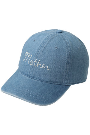 マザー/MOTHERのHATS OFF ロゴデニムキャップ (DBB)
