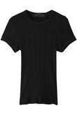 THE ITTY BITTY RINGER ハーフスリーブTシャツ（BLK）