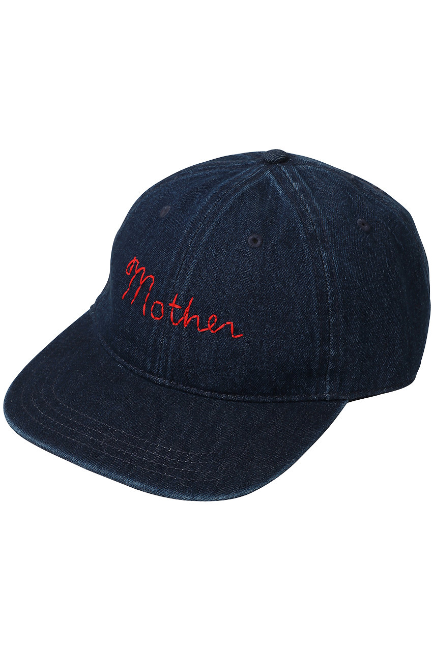 マザー/MOTHERのHATS OFF ロゴデニムキャップ（MCB） ブルー F(ブルー/9911000498)