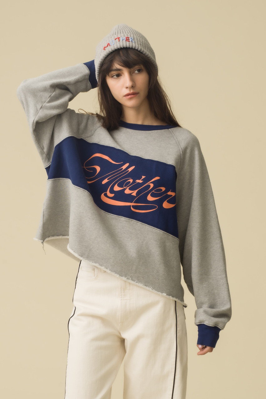 美品SEQUEL スノーホワイト フロントプリントスウェットトレーナー M SEQUEL - SQ-24AW-SWCS-01 x SNOW WHITE CREW NECK SWEAT SHIRT
