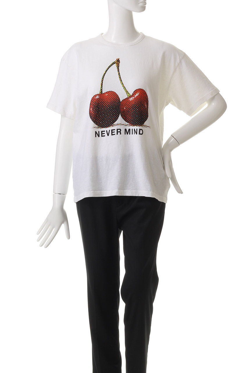 MOTHER(マザー)｜NEVER MIND プリントTシャツ(NVM)/オフホワイト