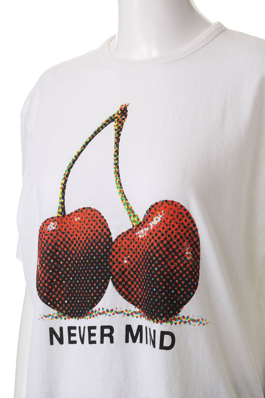 未使用 マザーシュペリオール USA製 リネンブレンド プリント 半袖 Tシャツ M レッド系 MOTHER SUPERIOR レディース 古着 未使用 MOTHER SUPERIOR マザーシュペリオール USA製