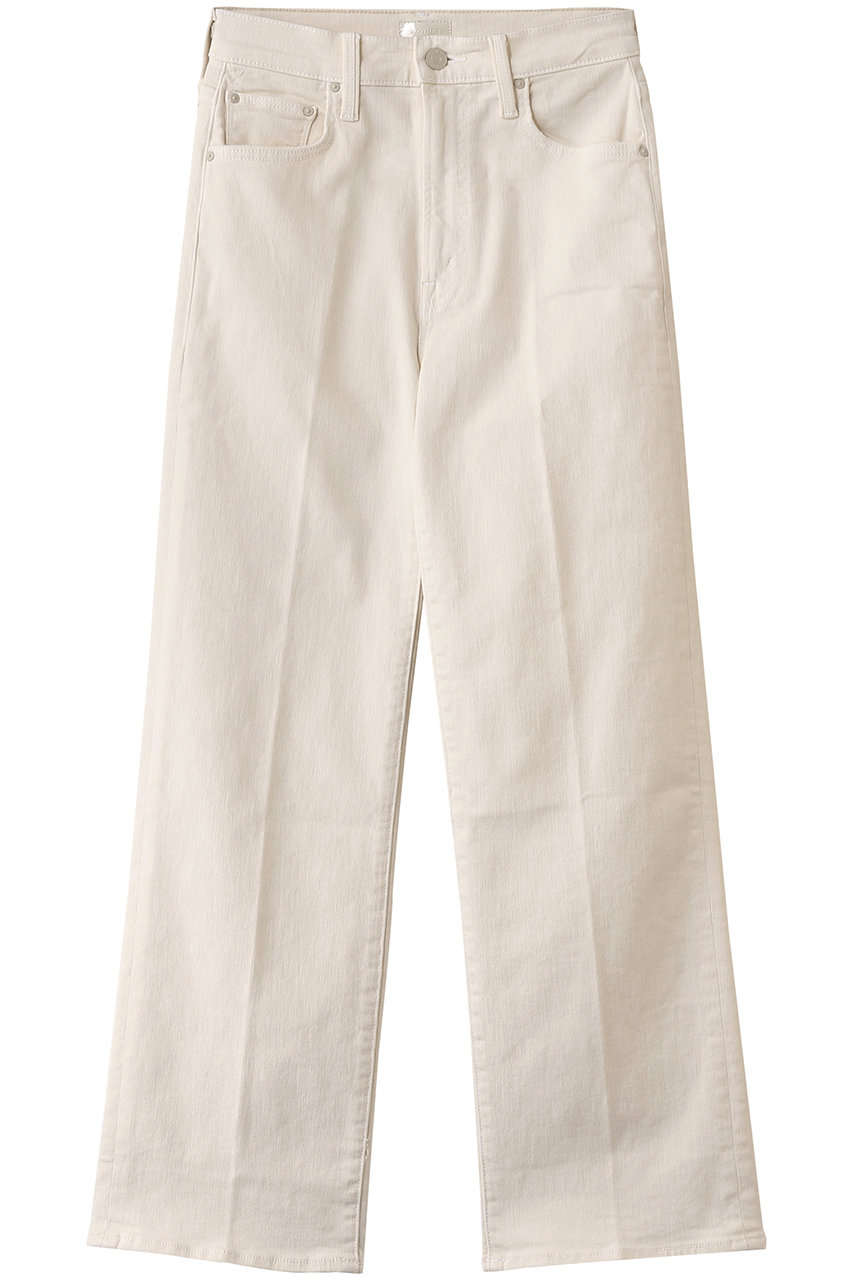 MOTHER THE RAMBLER ZIP ANKLE ストレートデニム(CFS) (オフホワイト, 24) マザー ELLE SHOP MOTHER THE RAMBLER ZIP ANKLE ストレートデニム(CFS) (オフホワイト, 24) マザー ELLE SHOP