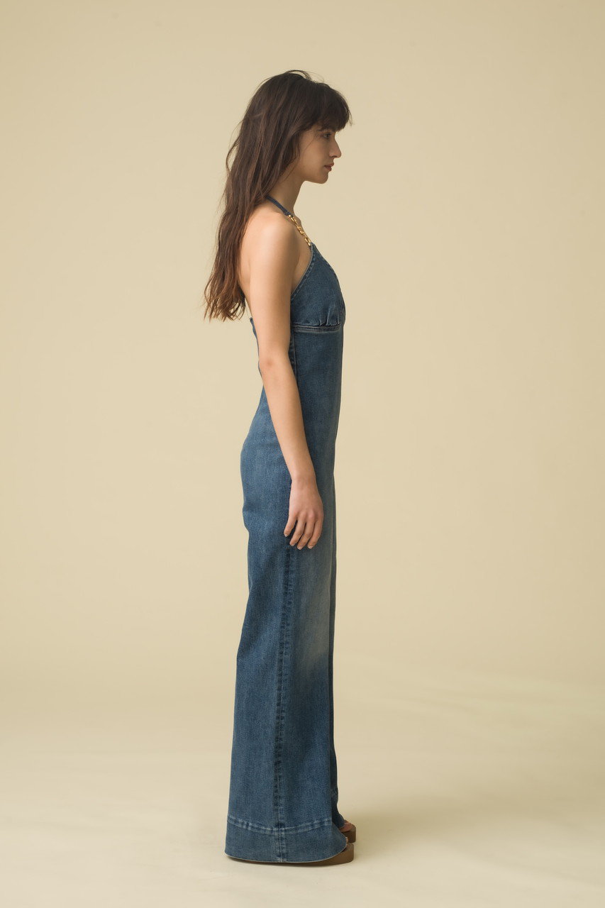 mother オールインワン MOTHER(マザー)｜THE PLATFORM HEEL オールインワン(OVP)/ブルー