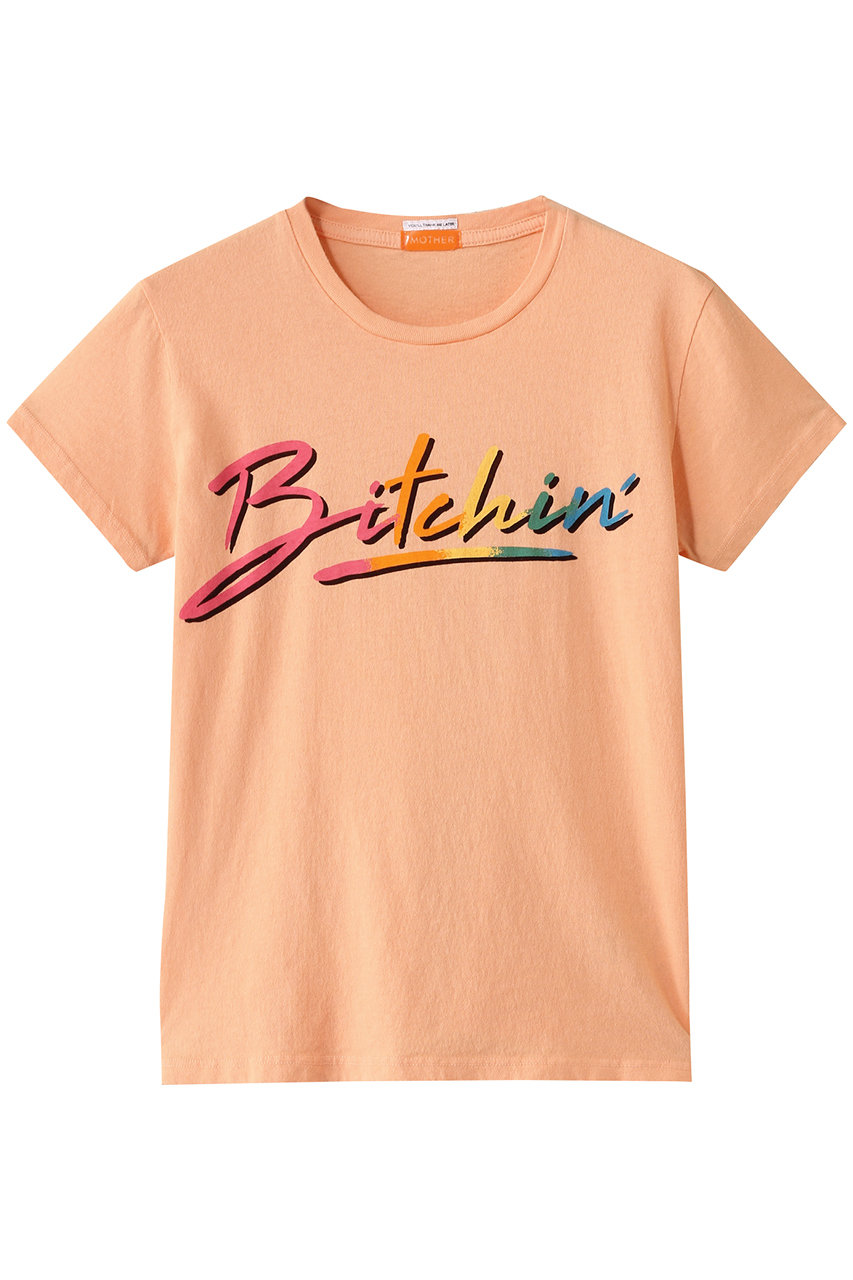 MOTHER BITCHIN プリントTシャツ(BTC) (オレンジ, M) マザー ELLE SHOP MOTHER BITCHIN プリントTシャツ(BTC) (オレンジ, M) マザー ELLE SHOP