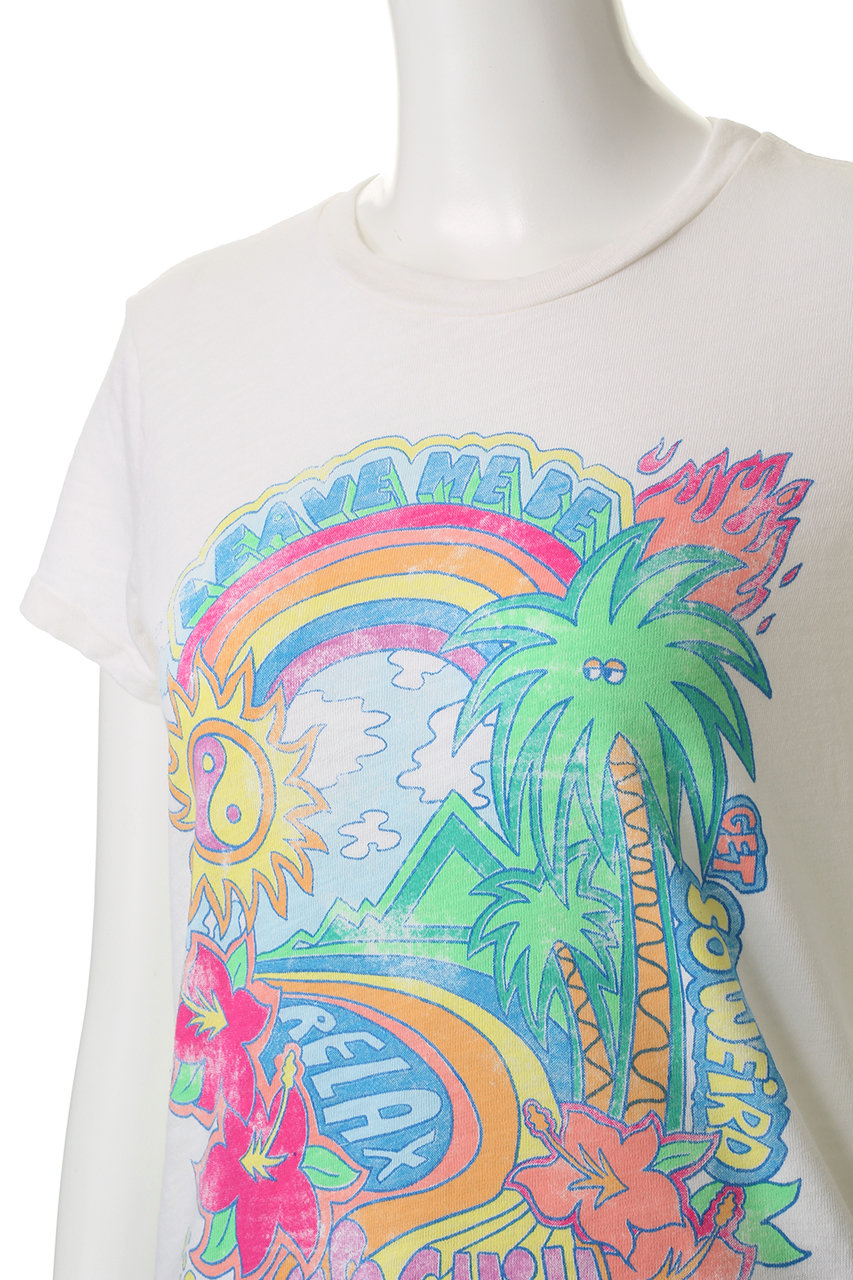 MOTHER 売れ筋商品|||マザー Tシャツ トップス レディース T-shirts White MOTHER(マザー)｜【SUPERIOR】SO CHILL プリントTシャツ(SHI