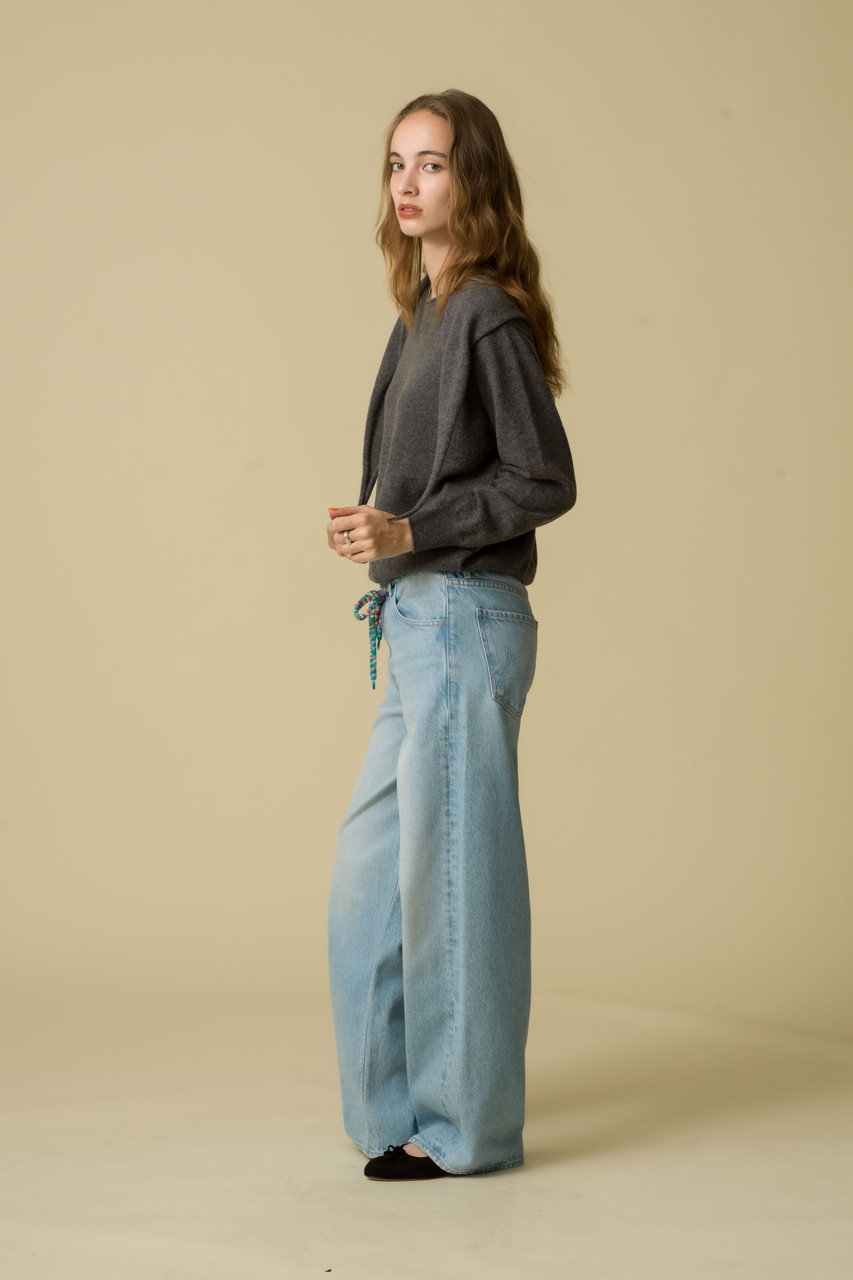 MOTHER(マザー)｜【SNACKS】 SHOELACE FUN DIP NERDY ワイドデニム