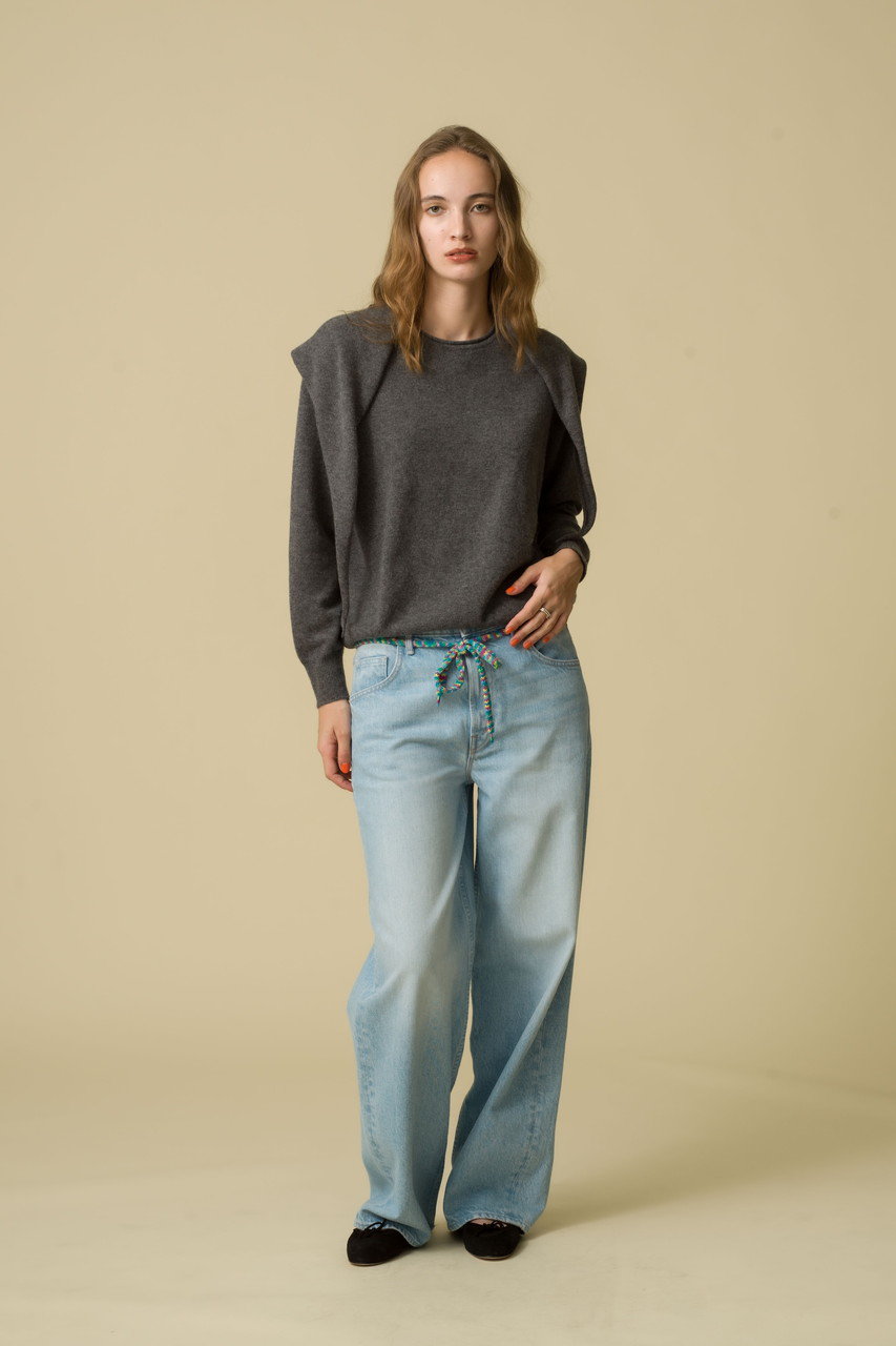 MOTHER(マザー)｜【SNACKS】 SHOELACE FUN DIP NERDY ワイドデニム