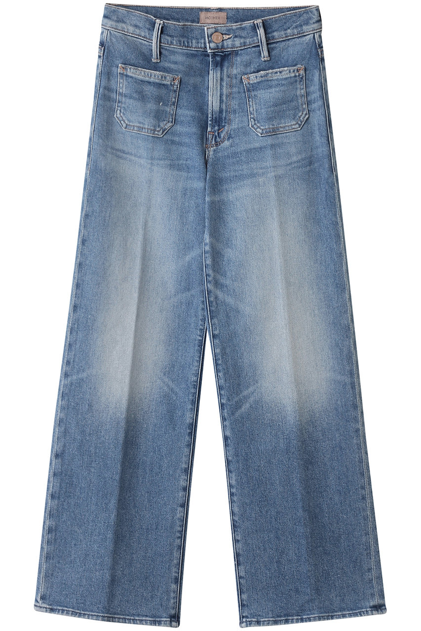 MOTHER PATCH PKT MID RISE MAVEN ANKLE クロップドデニム (AVN) (ライトブルー, 24) マザー ELLE SHOP MOTHER PATCH PKT MID RISE MAVEN ANKLE クロップドデニム (AVN) (ライトブルー, 24) マザー ELLE SHOP