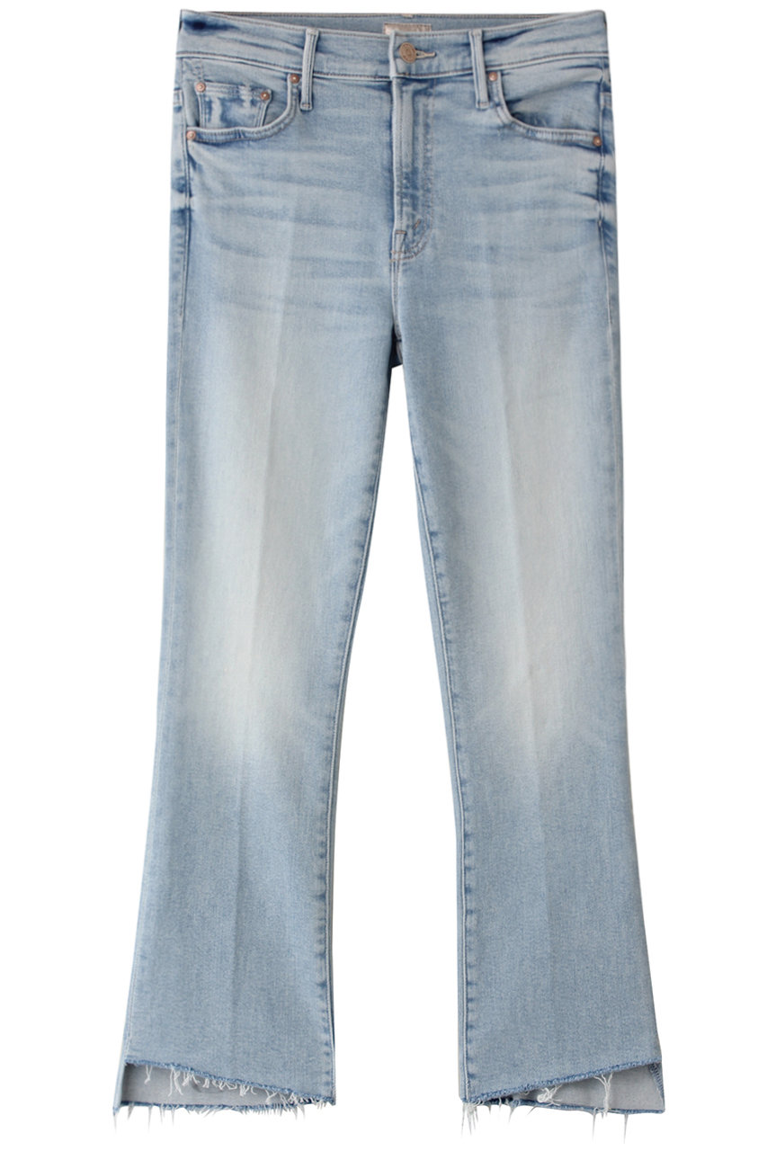 MOTHER THE INSIDER CROP STEP FRAY スキニーデニム (BMN) (ライトブルー, 23) マザー ELLE SHOP MOTHER THE INSIDER CROP STEP FRAY スキニーデニム (BMN) (ライトブルー, 23) マザー ELLE SHOP