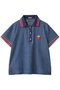 THE SPECTATOR ポロカラーデニムトップス (LWB) マザー/MOTHER ブルー