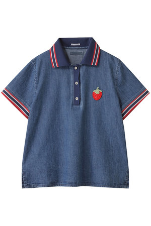 マザー/MOTHERのTHE SPECTATOR ポロカラーデニムトップス (LWB)(110400/110404)