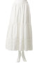 THE LACED UP SKIRT ホワイトレーススカート (WFW) マザー/MOTHER