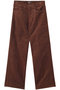 THE MID RISE MAVEN ANKLE コーデュロイパンツ (AZT) マザー/MOTHER ブラウン