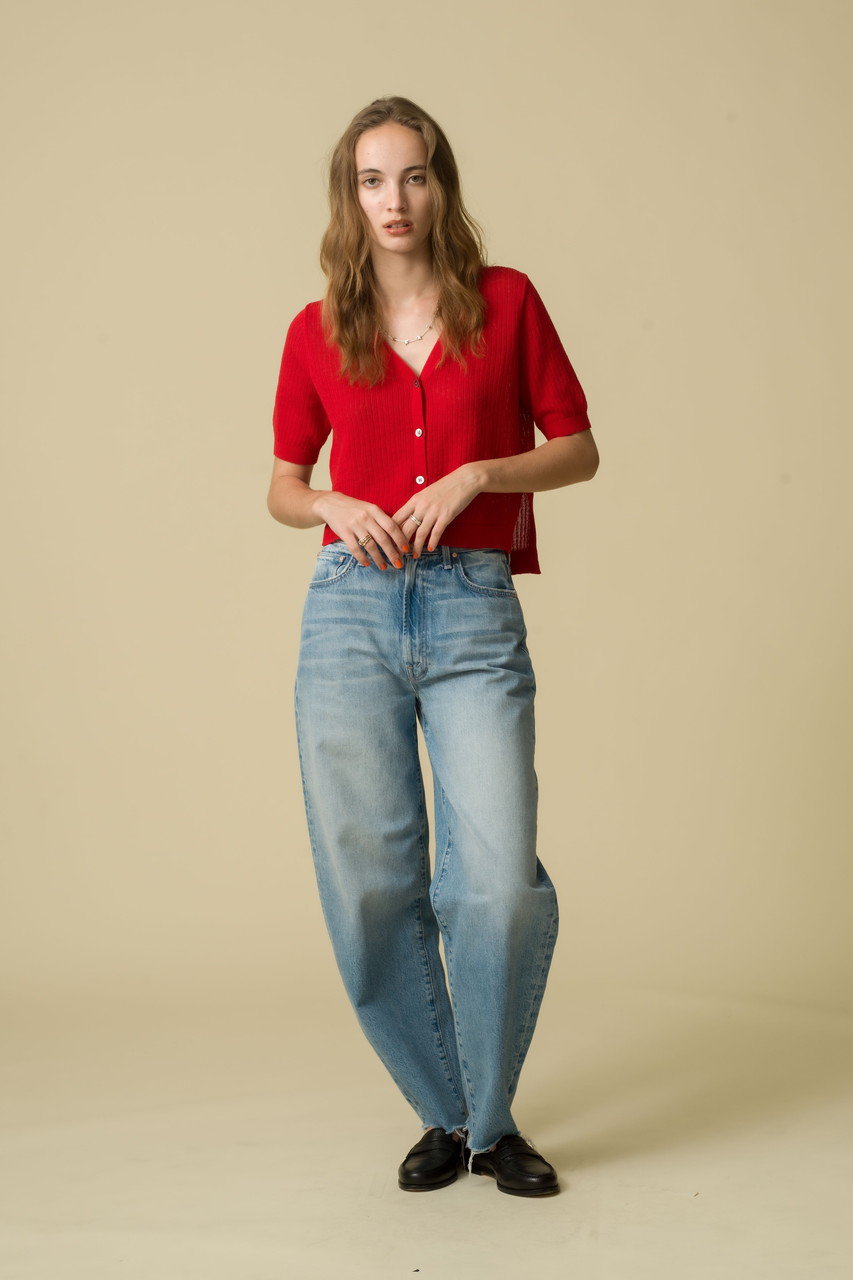 MOTHER(マザー)｜THE FANGIRL HOVER FRAY テーパードデニム (FRF