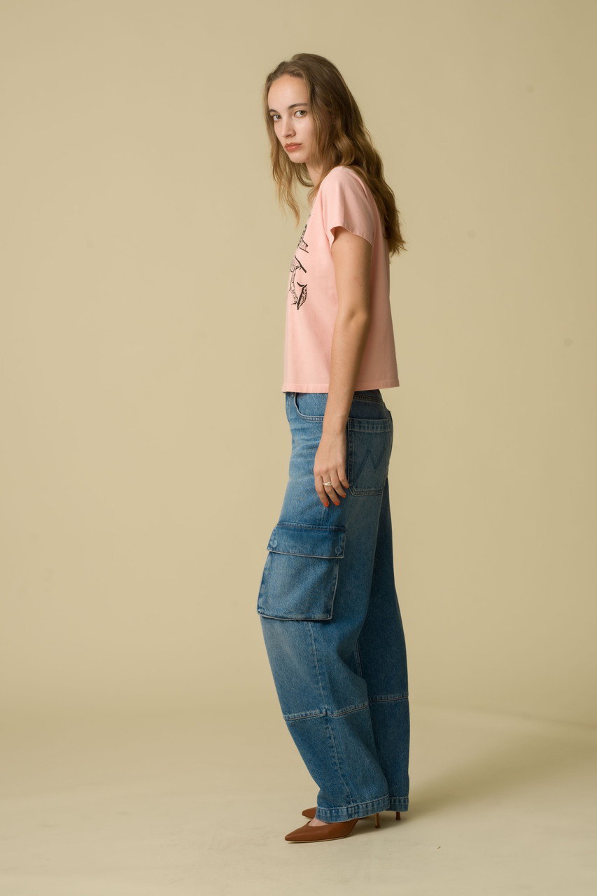 MOTHER(マザー)｜THE SIDE DISH CARGO SKIMP ワイドカーゴデニム (OTL