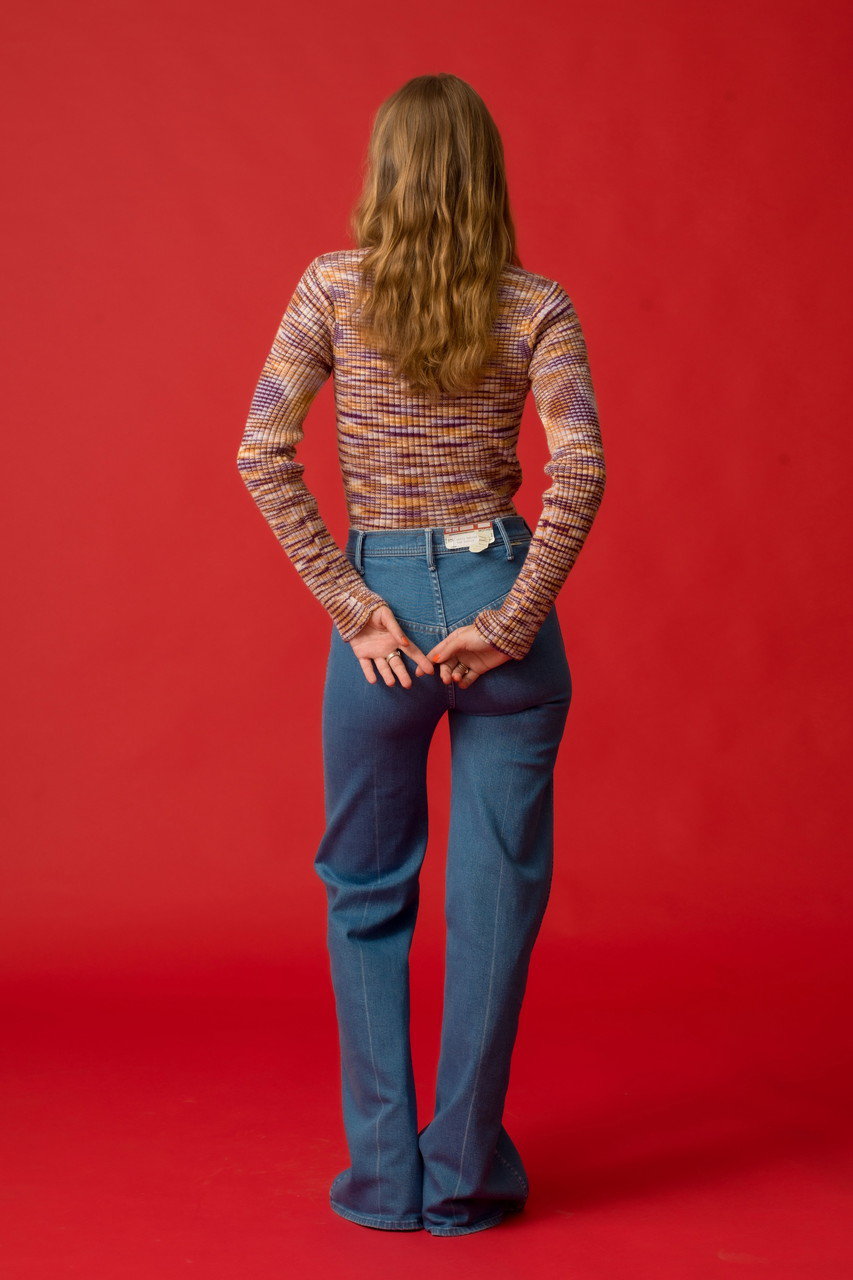 MOTHER(マザー)｜POCKT FLAP HUSTLER ROLLR HEEL ハイウエストフレア