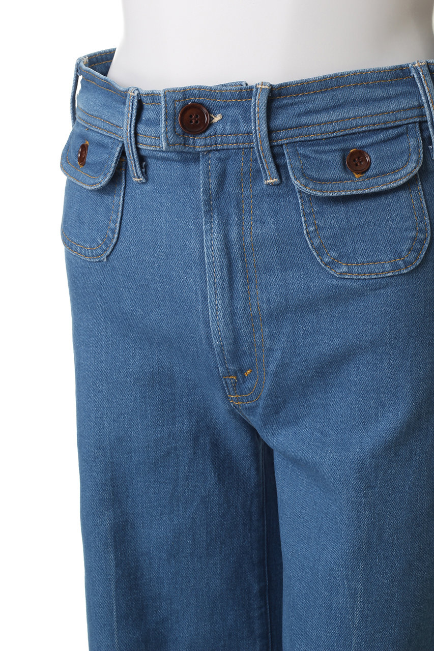 MOTHER(マザー)｜POCKT FLAP HUSTLER ROLLR HEEL ハイウエストフレア