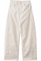 【日本別注】 HALF-PIPE ANKLE コーデュロイ ワイドカーブパンツ (CFS) マザー/MOTHER オフホワイト