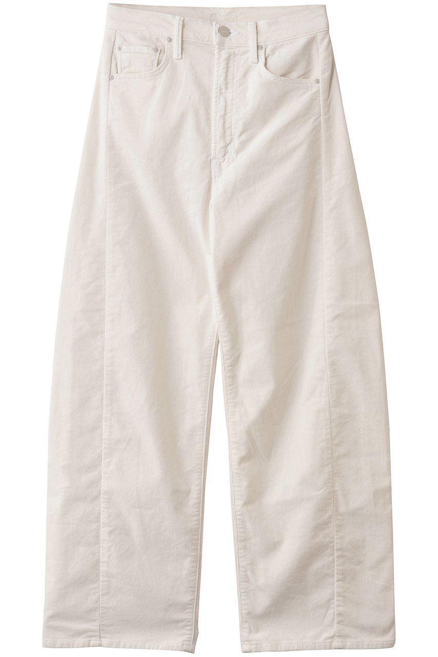 MOTHER 【日本別注】 HALF-PIPE ANKLE コーデュロイ ワイドカーブパンツ (CFS) (オフホワイト, 23) マザー ELLE SHOP MOTHER 【日本別注】 HALF-PIPE ANKLE コーデュロイ ワイドカーブパンツ (CFS) (オフホワイト, 23) マザー ELLE SHOP
