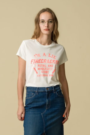 マザー/MOTHERのTHE BOXY GOODIE GOODIE FIRECRACKER Tシャツ (LFC)(110100/110102)