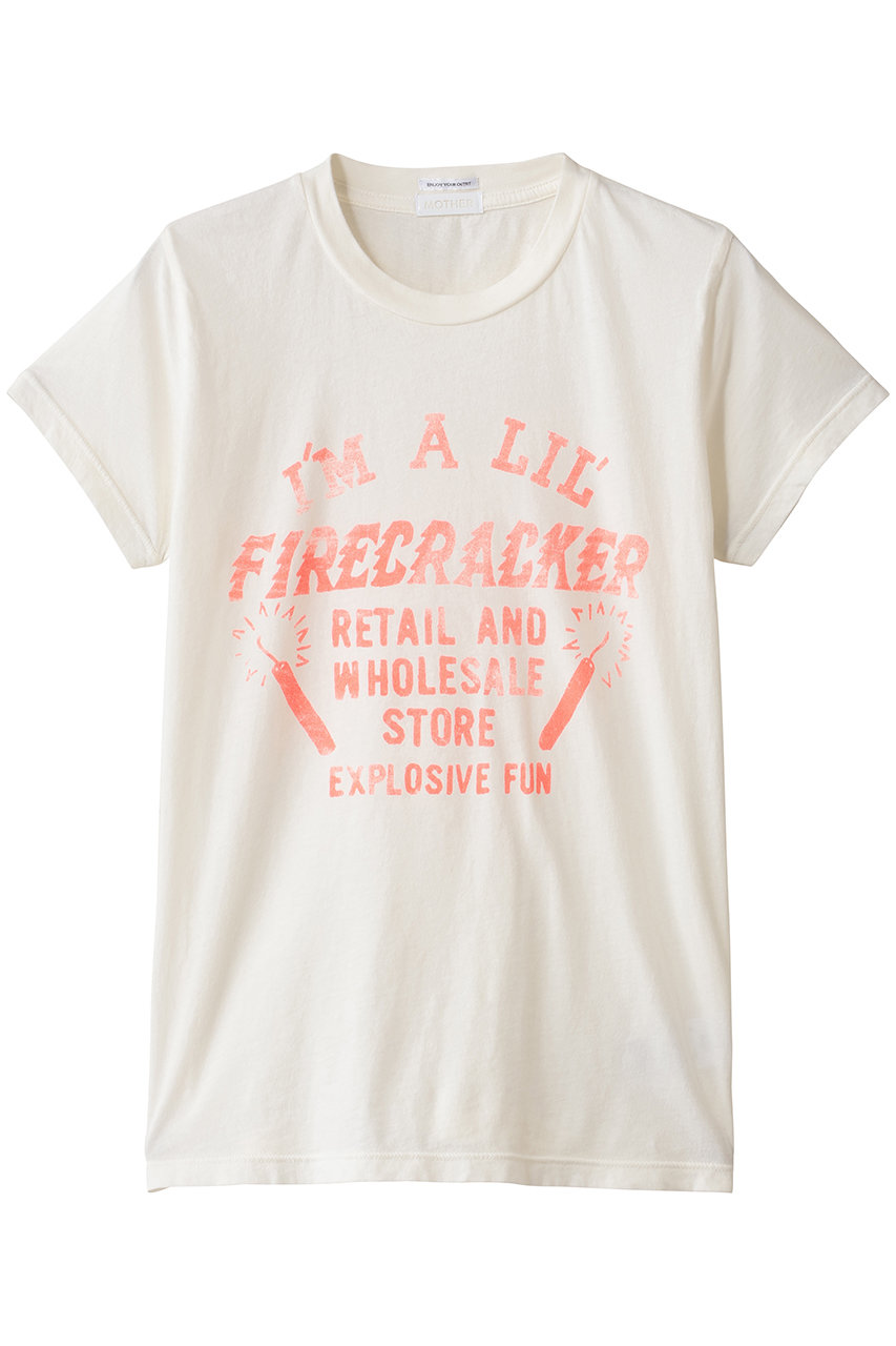 マザー/MOTHERのTHE BOXY GOODIE GOODIE FIRECRACKER Tシャツ (LFC)(ホワイト/4210900120)