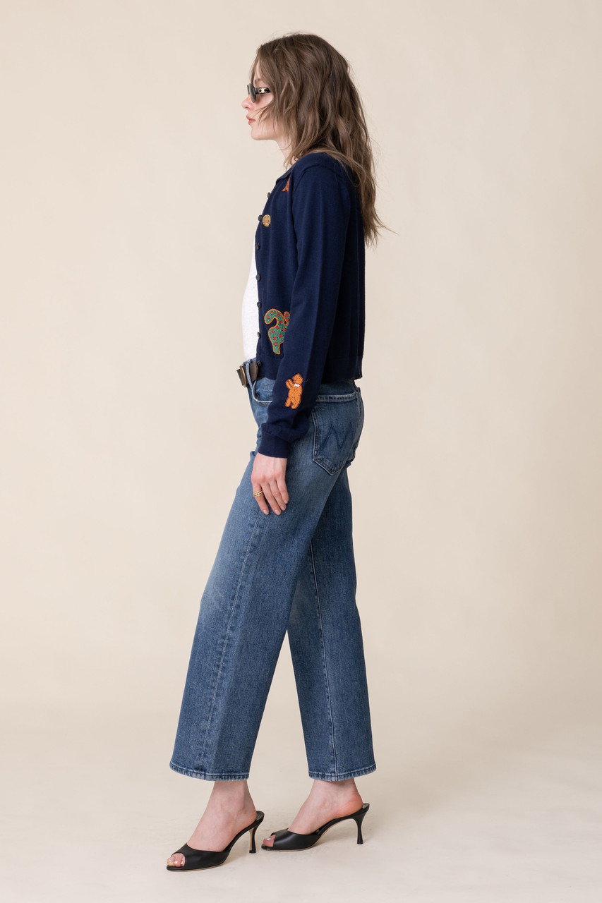 MOTHER(マザー)｜THE MID RISE RAMBLER ZIP ANKLE ストレートデニム