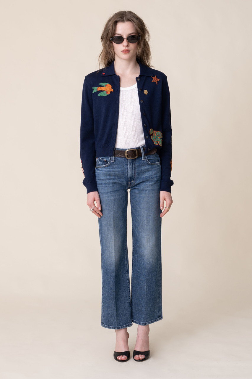 MOTHER(マザー)|THE MID RISE RAMBLER ZIP ANKLE ストレートデニム MOTHER(マザー)|THE MID RISE RAMBLER ZIP ANKLE ストレートデニム