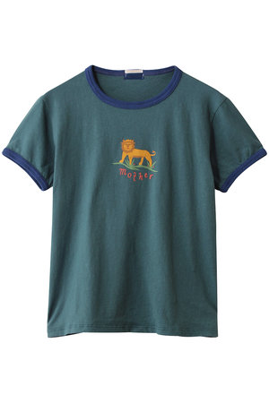 マザー/MOTHERの【LIL】THE GOODIE RINGER ライオンプリント リンガーTシャツ (LLN)(110100/110102)