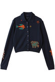 THE RACQUET CARDIGAN モチーフカーディガン (RLC)