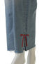 THE RAMBLR ZIP SLICE HOVR FRAY リボンモチーフデニム (CSX) マザー/MOTHER