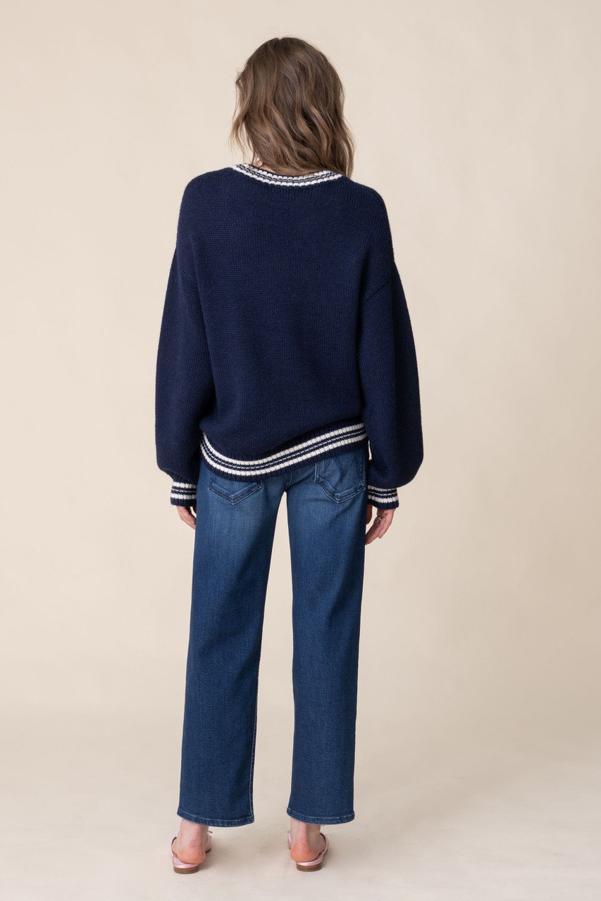 MOTHER(マザー)｜THE OVERSIZED JUMPER バードスモークニットプル