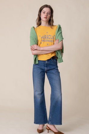 マザー/MOTHERの【LIL】 HIGH WAISTED BOOKIE SNEAK ストレートデニム (KCK)(110600/110604)