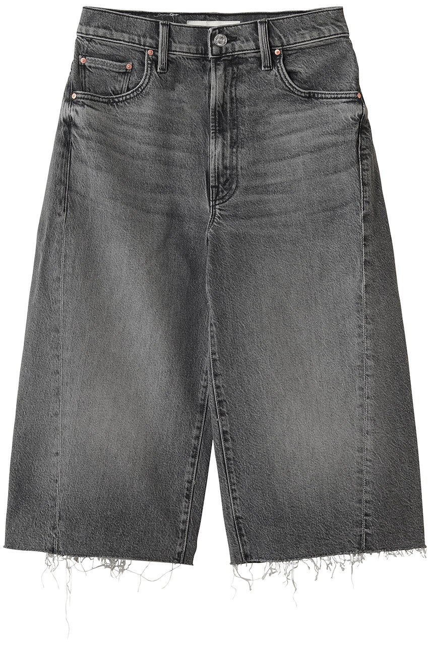 マザー/MOTHERのTHE WHOLE LOT ZIP TWIST FRAY グレーウォッシュハーフデニム (AIT)(グレー/4310600468)