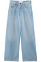 THE POPSICLE SNEAK ワイドストレートデニム (MUH) マザー/MOTHER ライトブルー