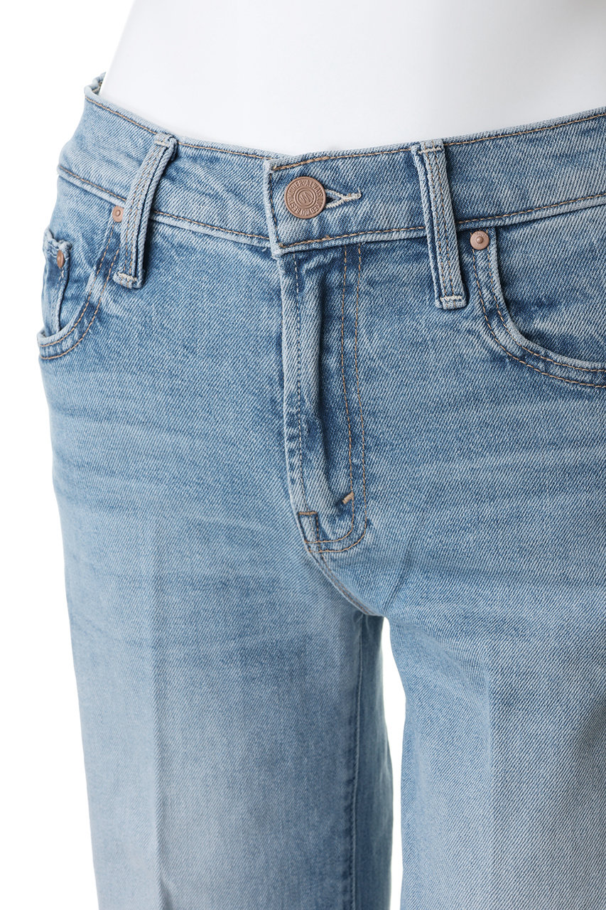 MOTHER(マザー)｜MID RISE RAMBLER ZIP ANKLE FRAY ストレートデニム